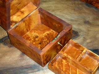 Jewelry Box Great Thuya Wood Locked With key Hand - made in Morocco thuja 3