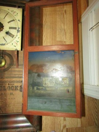 Antique Forestville Weight Driven Ogee Clock Baltimore Cemetery EN Welch Restore 3