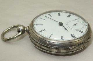 Waltham 18 sz Broadway Mod 1857 Coin Silver Pocket Watch 3