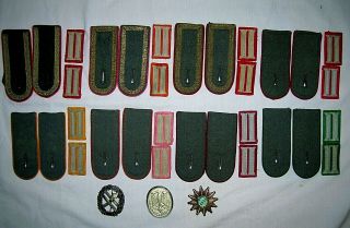 German Shoulder Boards,  Collar Tabs And Badges