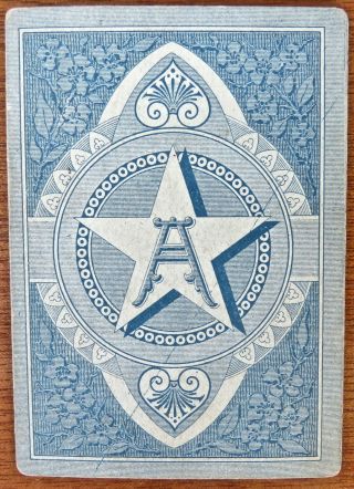 Antique1888 McLOUGHLIN BROTHERS Card Game IMPROVED STAR AUTHORS Complete PACK A 4
