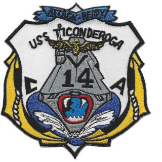 Cva - 14 Uss Ticonderoga Patch Attack - Ready