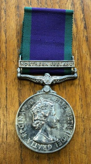 General Service Medal 1962 - 2007 - Northern Ireland Bar - Lane - Royal Artillery