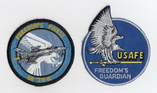 Us Air Force - 86th Tactical Fighter Wing Patch Set - 1980 