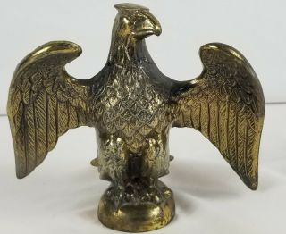 Vintage Solid Brass American Eagle Flag Pole Topper