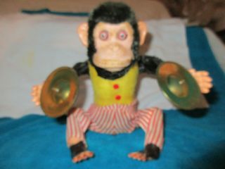 Vintage Daishin Musical Jolly Chimp.  Doesn 