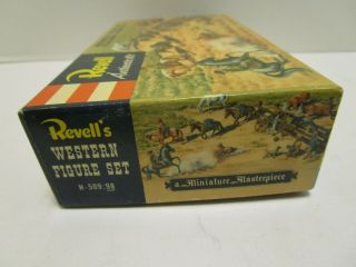 1955 REVELL WESTERN FIGURE SET A MINIATURE MASTERPIECE COMPLETE 2