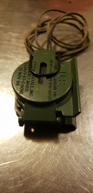 USGI STOCKER & YALE SANDY - 183 MAGNETIC COMPASS MILITARY TACTICAL SURVIVAL 7