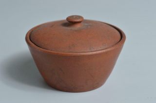 S6898: Japanese Tokoname - ware Brown pottery TEA POT Houhin Kyusu Sencha 3