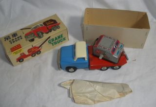 Vintage Crane Truck Friction W Box Collectors Quality 2