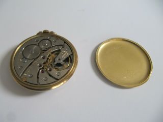 Vintage Bulova Open Face Pocket Watch 10K Rolled Gold Pocket Watch 17AH 4