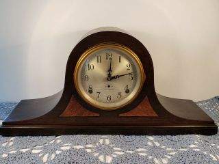 Vtg Antique Seth Thomas Mantle Clock No 89 Movement W/key,  Pendulum.  Runs.
