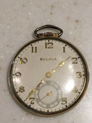 Vintage Bulova Pocket Watch
