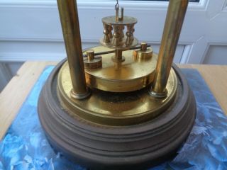 Antique GUSTAV BECKER clock with glass dome - spares / repair 3