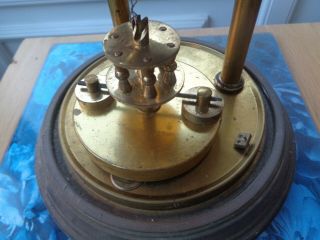 Antique GUSTAV BECKER clock with glass dome - spares / repair 5