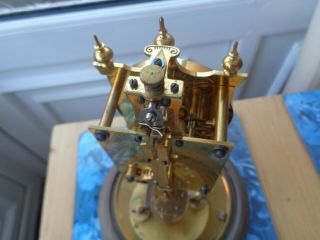 Antique GUSTAV BECKER clock with glass dome - spares / repair 8