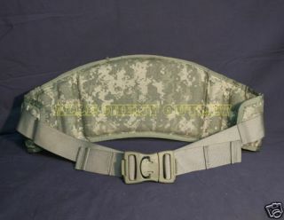 Us Military Surplus Molle Acu Molded Waist Belt For Large Rucksack Usgi Ruck Gc