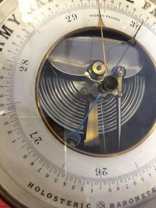 Vintage French PHBN Holosteric Barometer Brass 3