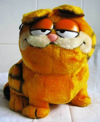Garfield 1980s Vintage Stuffed Toy Plush,  Collectible