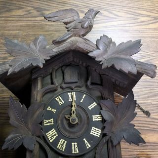 LARGE Antique Cuckoo Clock - CIRCA 1913 - PARTS 2