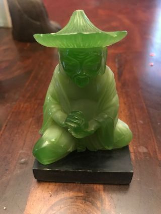 Old Chinese Or Japanese Jade Figure.  (found In Hiking Backpack)