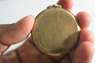 Wonderful BULOVA 10K Rolled Gold Plate Open Face Pocket Watch 17AE 4