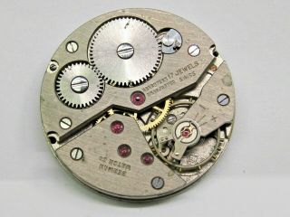 Antique Milber Incabloc Pocket Watch Movement Swiss Made Berman 17 Jewels 3