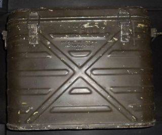 Antique Us Military Amf Wyott Inc.  Army Green Merilite Hot Cold Food Container