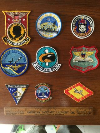 9 Usn Vietnam War Era Naval Aviator Unit Patches Estate Us Navy Pilot D Taylor