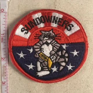 Us Navy F - 14 Tomcat Vf - 111 Sundowners Philippine Made 1980’s