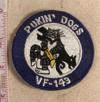 Us Navy F - 14 Tomcat Vf - 143 Pukin’ Dogs Philippine Made 1980’s