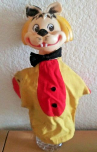 60s Knickerbocker Flintstones Baby Puss Hand Puppet Hanna Barbera Scarce