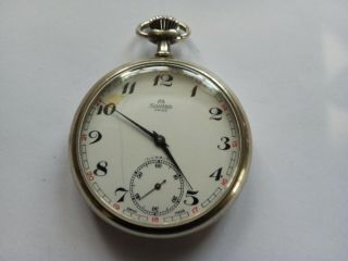 Silvana.  Antique,  Pocket Watch.  1940s.  Anchor Movement.  But It Needs Re
