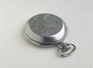 Vintage Soviet mechanical pocket watch MOLNIJA.  18 jew.  USSR 6