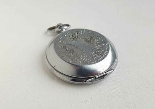 Vintage Soviet mechanical pocket watch MOLNIJA.  18 jew.  USSR 8