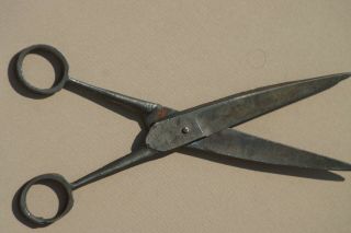 Antique Hand Forged Steel Scissors