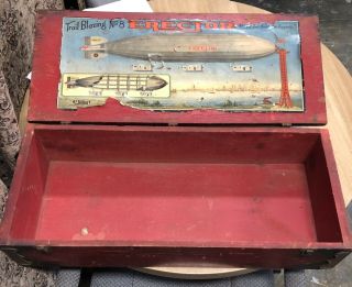 A C Gilbert Erector 8 Zeppelin Box.  1929 2