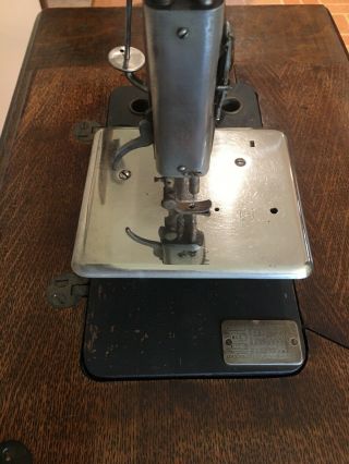Singer Chain Stitch Sewing Machine Model 24,  Treadle Cabinet,  1907 5