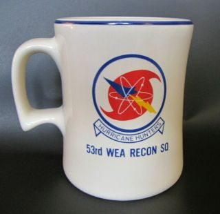Usaf 53rd Weather Recon Squadron Hurricane Hunters Vintage Coffee Mug Cup 1970 