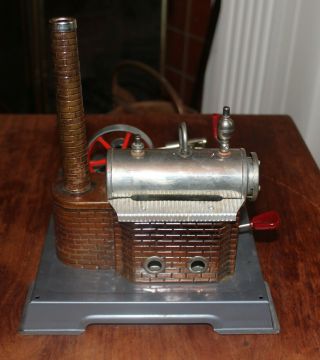 Vintage Wilesco Germany Pristine Steam Engine W/original Box & Instructions
