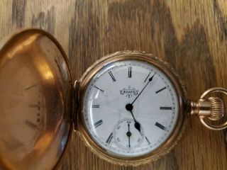 Vintage Elgin Pocket Watch Gold? - Running Well
