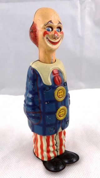 German D.  R.  P.  U.  S.  Zone Uncle Sam Clown Tin Wind Up Toy
