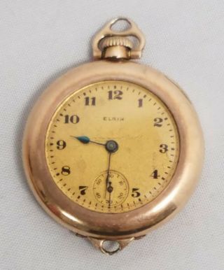 1919 Elgin Grade 463 Model 3 Pocket Watch 7 Jewels Size 3/0s