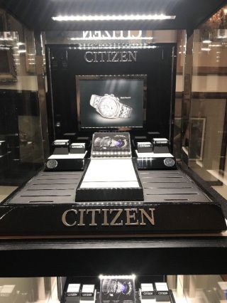 Citizen Eco Drive Display Stand Wrist Watch Women’s Men’s - Case Box Store Shop