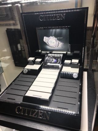 Citizen Eco Drive Display Stand Wrist Watch Women’s Men’s - Case Box Store Shop 3