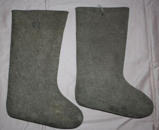 Valenki Soviet Army soldier and officer winter Felt boots Size 9 (US) 2