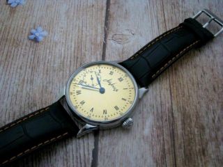 Russian MARRIAGE USSR Wrist Watch Mechanical Rare 3602 Soviet Golden Co 3