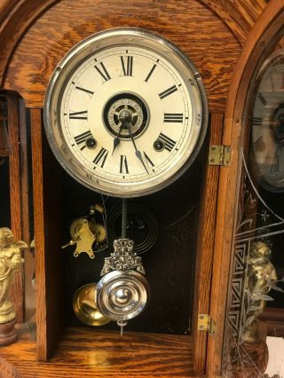 Antique Ansonia Victorian Mantle Clock 4