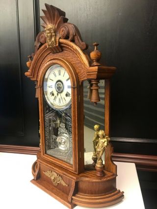 Antique Ansonia Victorian Mantle Clock 7