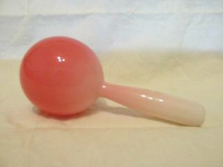 Antique Blown Glass Peachblow Sock Darner From 1893 Chicago World 